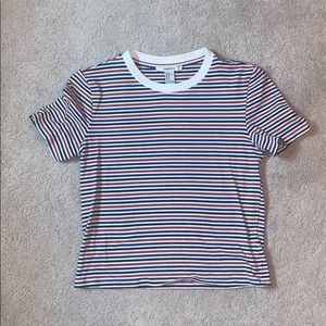 Striped Crop Tee